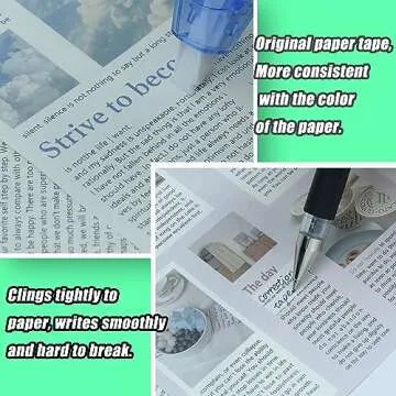 Jovanssen White Out Tape, 12 Pack White Out - 13.13 Feet Correction Tape, White Out Correction Tape, Whiteout Tape for School and Office.