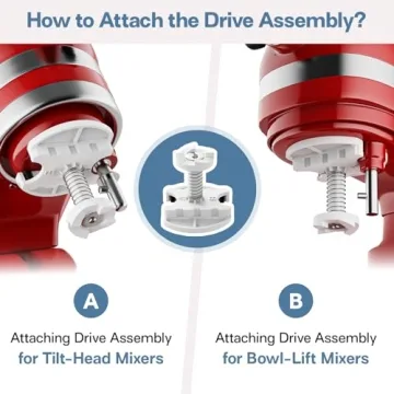 Hozodo 2QT Ice Cream Maker Kitchenaid Attachment