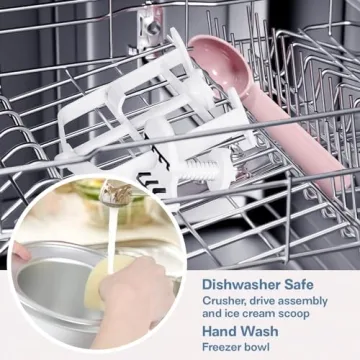 Hozodo 2QT Ice Cream Maker Kitchenaid Attachment