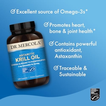 Dr. Mercola Antarctic Krill Oil - 90 Servings of Wellness