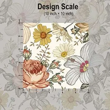 Blooming Wall Multicolor Peony Daisy Peel and Stick Wallpaper Self Adhesive Wall Mural Wall Decor, 14.5 Square Ft/Roll