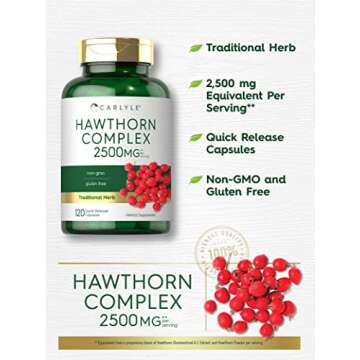 Carlyle Hawthorn Berry Complex 2500mg Capsules with Premium Quality