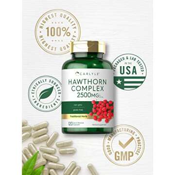 Carlyle Hawthorn Berry Complex 2500mg Capsules with Premium Quality