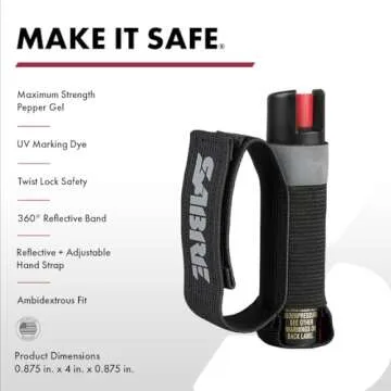 SABRE Runner Pepper Gel for Outdoor Safety and Peace of Mind