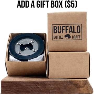 Custom Wedding Hockey Puck Bottle Opener Gift