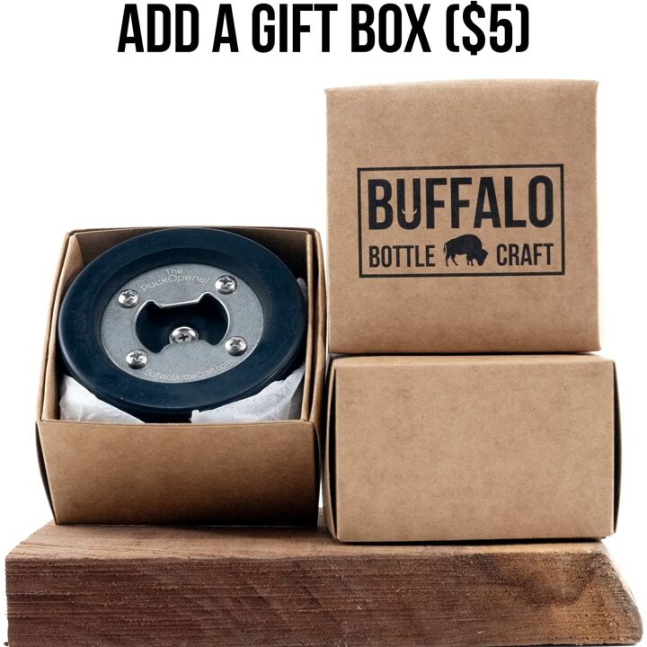 Custom Wedding Hockey Puck Bottle Opener Gift