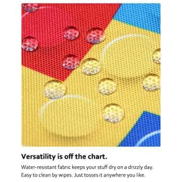 HotStyle TRENDYMAX School Backpack for Boys, Durable Elementary Bookbag Cute for Kids, Colorful Blocks