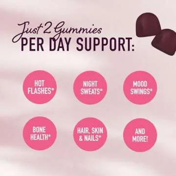 Menopause Support Gummies for Hormonal Balance Relief