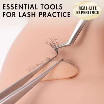 Embagol Replaced Eyelids for Lash Training and Makeup