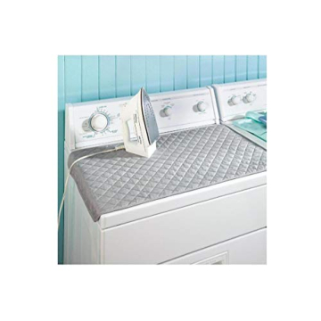 Quilted Magnetic Ironing Mat Iron Anywhere Portable Ironing Pad Ironing Board Alternative Cover Gray