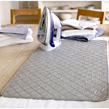 Quilted Magnetic Ironing Mat Iron Anywhere Portable Ironing Pad Ironing Board Alternative Cover Gray