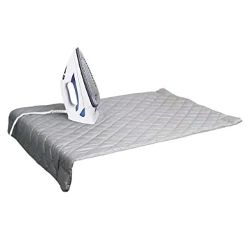 Quilted Magnetic Ironing Mat Iron Anywhere Portable Ironing Pad Ironing Board Alternative Cover Gray