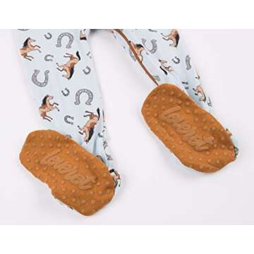 Leveret Kids Footed Pajamas for Babies and Toddlers 100% Cotton