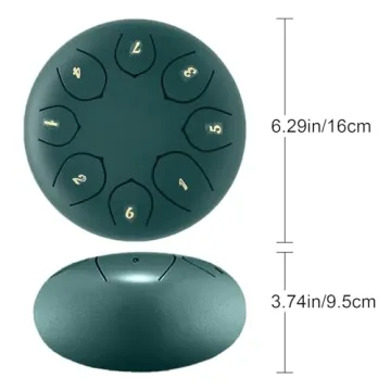 Outdoor Rain Drum 6-Inch 8 Notes for Garden