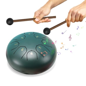 Outdoor Rain Drum 6-Inch 8 Notes for Garden