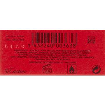 Santos De Cartier By Cartier For Men. Eau De Toilette Spray 3.3 Oz.