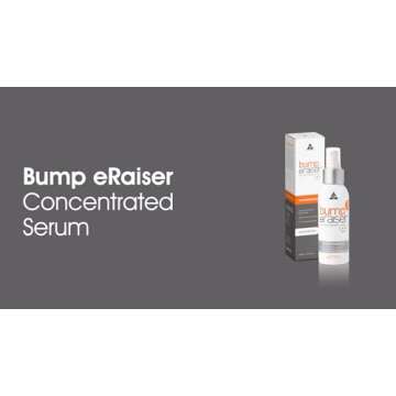 Bump Eraiser Concentrated Ingrown Hair Serum 4.2 fl oz for Ingrown Hair Treatment, Razor Burns and Razor Bumps