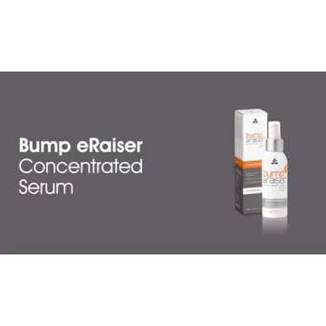 Bump Eraiser Concentrated Ingrown Hair Serum 4.2 fl oz for Ingrown Hair Treatment, Razor Burns and Razor Bumps