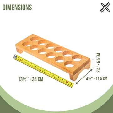 Wooden Egg Tray Dozen Eggs Holder Natural Organizer, Container, Stand, Display Usable in Kitchen Refrigerator or Countertop