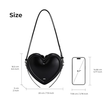 JW PEI Women's Heart Shaped Bag - Stylish & Eco-Friendly
