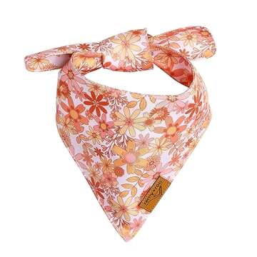 Stylish Remy+Roo Spring Dog Bandanas – 4 Pack