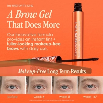GrandeBROW 2-in-1 Tinted Brow Gel & Growth Enhancer