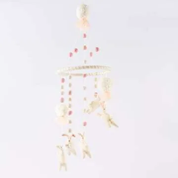 Mud Pie Nursery Bunny Mobile for Charming Nursery Decor