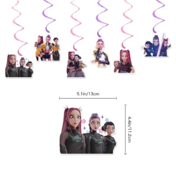 RTTUIOP Birthday Decorations Kit for K-Pop Fans and Parties