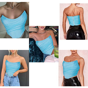 Buy MOALLUOM Mesh Corset Top - Stylish and Comfortable