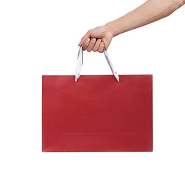 ysmile Premium Red Gift Bag for Women, Perfect for Celebrations