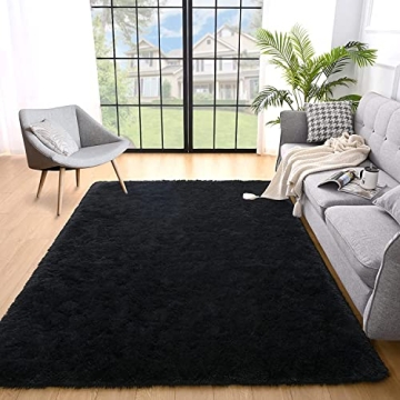 YOBATH Fluffy 8x10 Feet Area Rugs for Living Room Bedroom, Large Modern Soft Fuzzy Shaggy Carpet Sha...