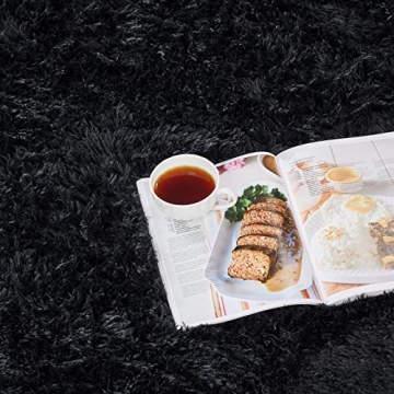 YOBATH Fluffy 8x10 Feet Area Rug Perfect for Modern Living