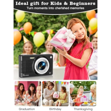 Kids Upgrade Digital Camera - 56MP FHD & 16x Zoom