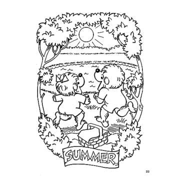 Berenstain Bears Giant Coloring Book for Kids Fun