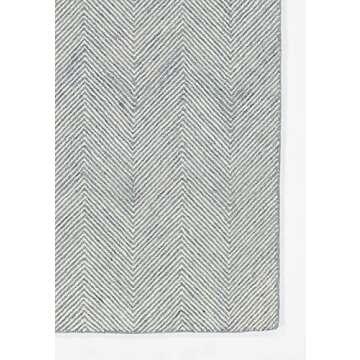 Momeni Charles Wool Hand Tufted Contemporary Indoor Area Rug, Blue, 8' X 10'