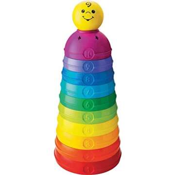Fisher Price K7166 Stack & Roll Cups Toy