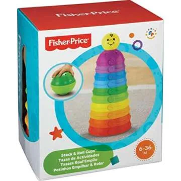 Fisher Price Stack & Roll Cups Fun for Toddlers