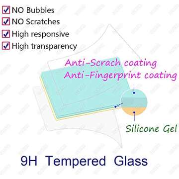 ULBTER G7 X Mark III Screen Protector for Canon G7X Mark III Digital Camera, 9H Hardness G7XIII Temp...