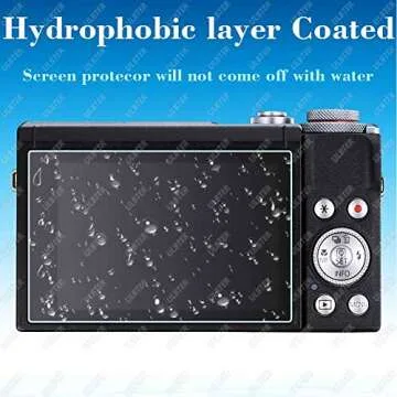 ULBTER G7 X Mark III Screen Protector for Canon G7X Mark III Digital Camera, 9H Hardness G7XIII Tempered Glass Cover Anti-Scrach Anti-Fingerprint Anti-Bubble Anti-Water Anti-Dust [3Pack]