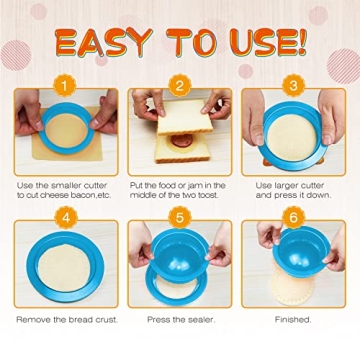 HiYZ Sandwich Cutter and Sealer - Creative Kids Meal Maker