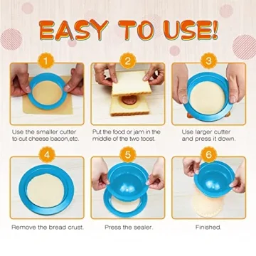 HiYZ Sandwich Cutter and Sealer - Creative Kids Meal Maker
