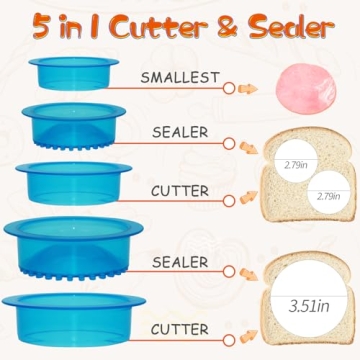 HiYZ Sandwich Cutter and Sealer - Creative Kids Meal Maker