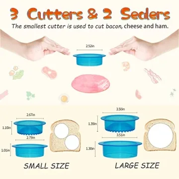 HiYZ Sandwich Cutter and Sealer - Creative Kids Meal Maker