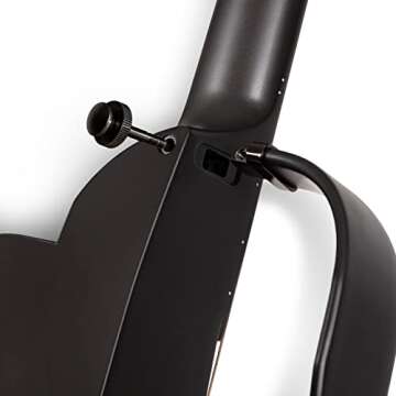 Enya NEXG Acoustic-Electric Carbon Fiber Audio Guitar Smart Acustica Guitarra for Adults with 50W Wireless Speaker, Preamp, Wireless Microphone, Hi-Fi Monitor Earphones, Strap, and Case(Black)