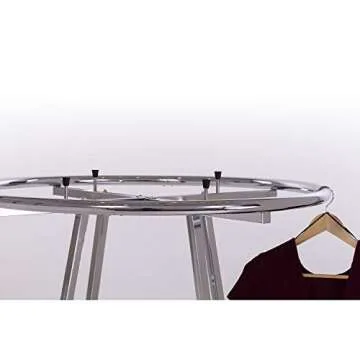 Econoco Round Folding Clothes Rack for Retail Displays