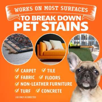 ANGRY ORANGE Pet Odor Remover - Powerful Stain Cleaner