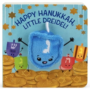 Happy Hanukkah, Little Dreidel Finger Puppet Book