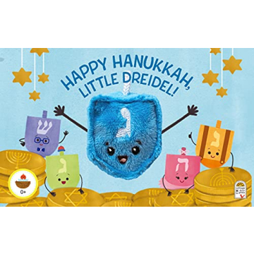 Happy Hanukkah, Little Dreidel Finger Puppet Book
