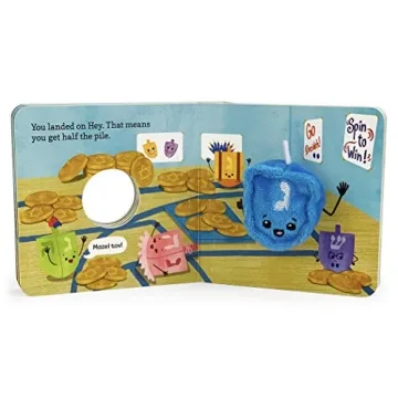 Happy Hanukkah, Little Dreidel Finger Puppet Book