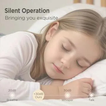 Quiet Modern Ceiling Fan with Light for Small Rooms